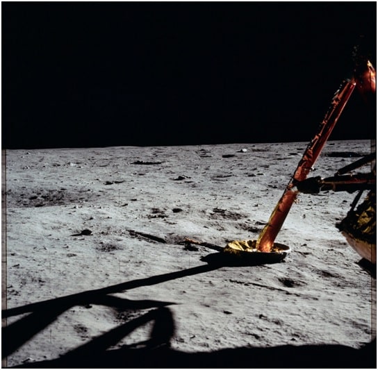 Foto do Módulo Lunar na Lua - Apollo 11 - 1969