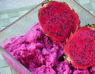 Figura 1 – Sorvete de pitaya.