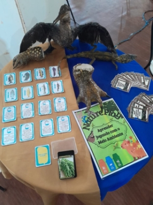 Figura 1. Estande do protótipo do e-book na FIPA.