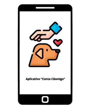Logomarca do aplicativo Conta Cãomigo