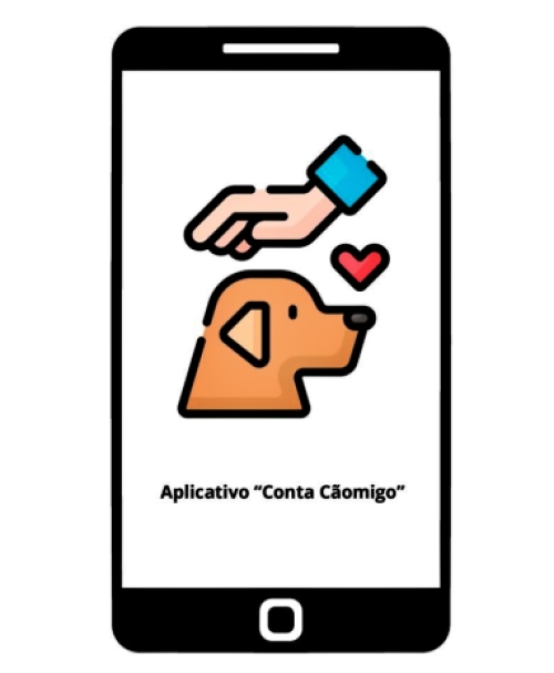 Logomarca do aplicativo Conta Cãomigo