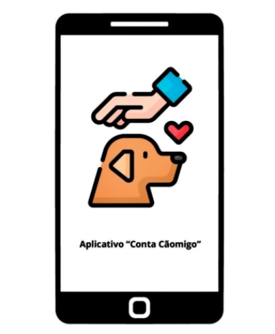 Logomarca do aplicativo Conta Cãomigo