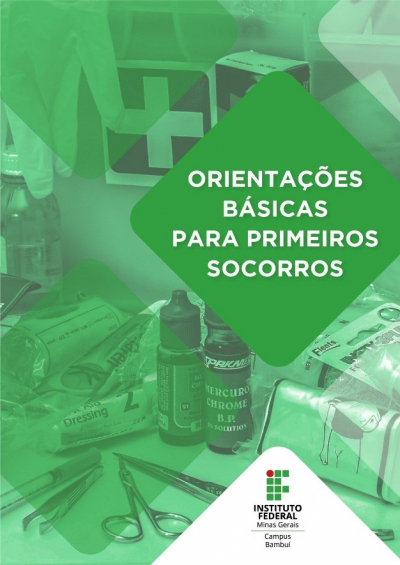 Capa da cartilha de orientações básicas para primeiros socorros