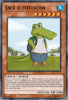 Figura 1. Exemplar de uma carta criada para o jogo Yu-Gi-ZOO!, na qual é representado o mascote do IFMG-Bambuí, Jack. 